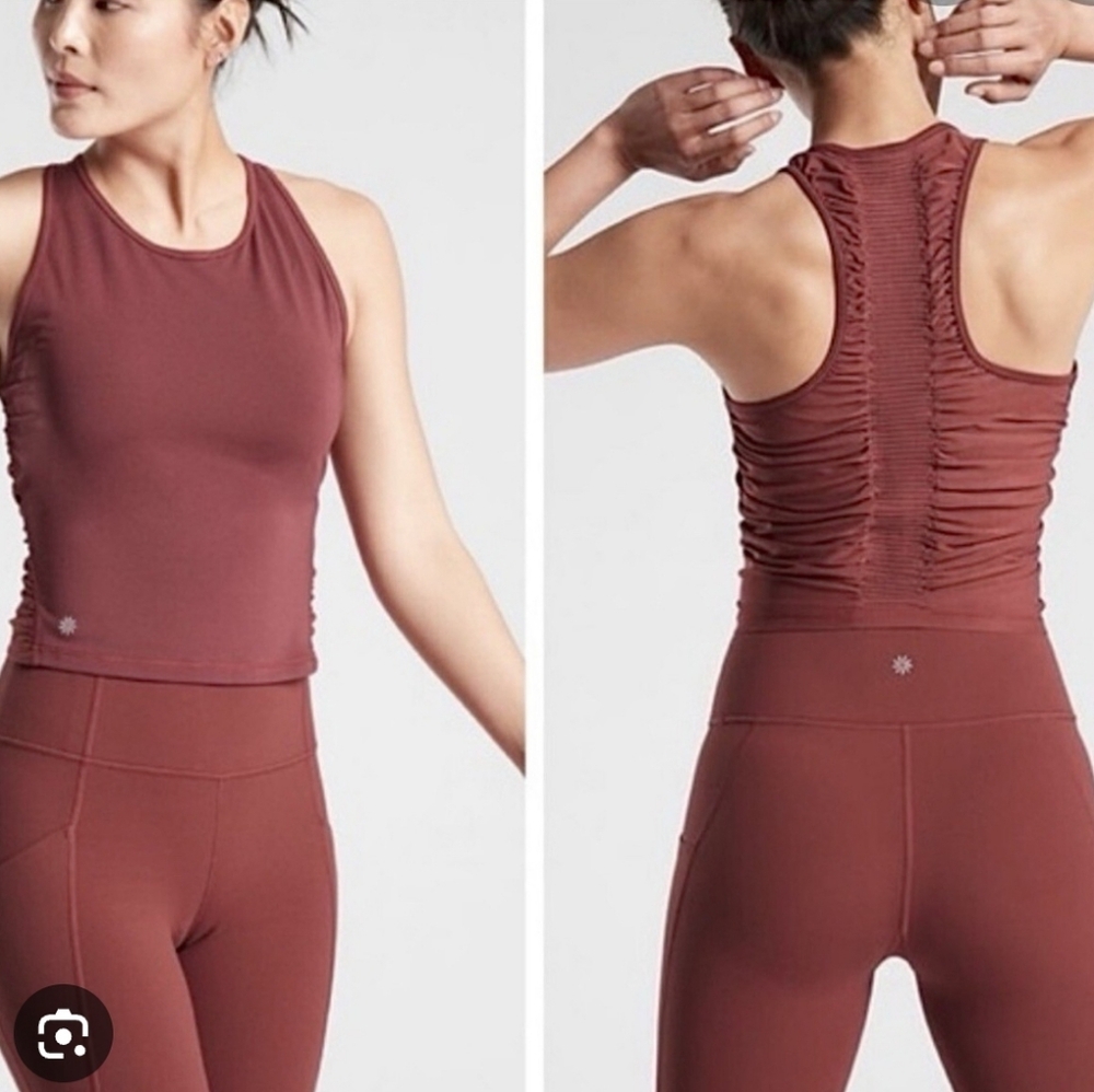 Athleta Bakasana Tank Maple Red Size XS